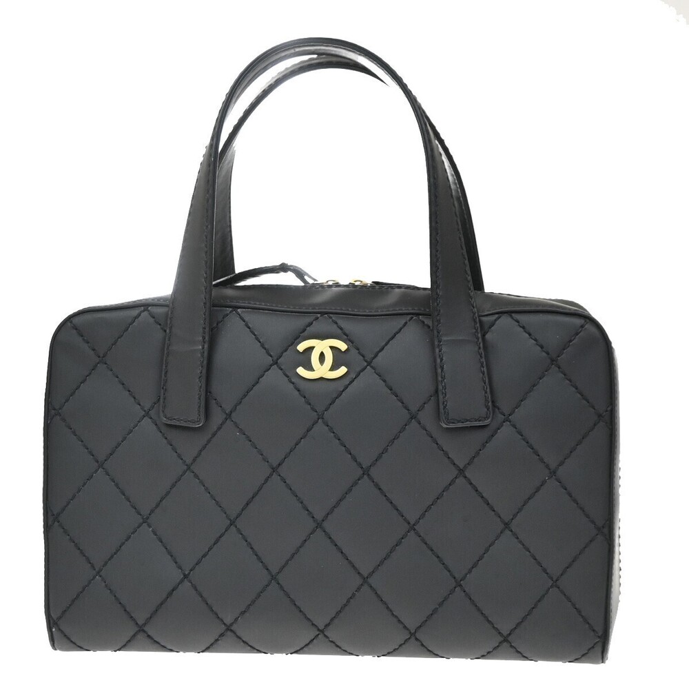Chanel Wild Stitch Handbag Quilted Calfskin